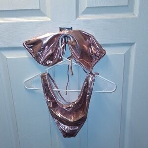 BB Dakota by Steve Madden Metallic Bikini